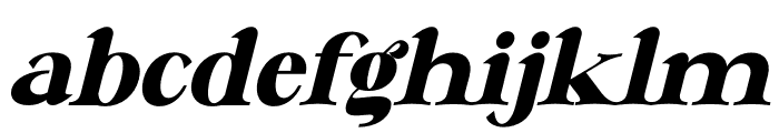 Gabton Malgora Italic Font LOWERCASE