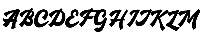 GadingRetro-Regular Font UPPERCASE