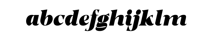 Gafeniv Condensed Italic Font LOWERCASE