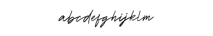 Gafeniv Script Font LOWERCASE