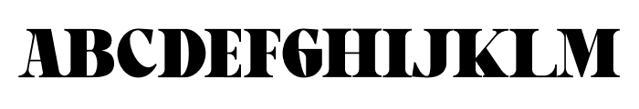 Gafeniv Font UPPERCASE