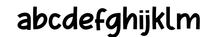 Gaffuk Thin Font LOWERCASE