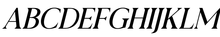 Gafigste Italic Font UPPERCASE