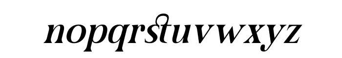 Gafigste Italic Font LOWERCASE