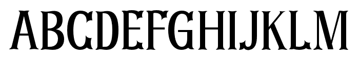 Gafineth-Regular Font UPPERCASE