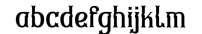 Gafineth-Regular Font LOWERCASE