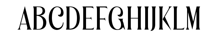 Gafler Font UPPERCASE