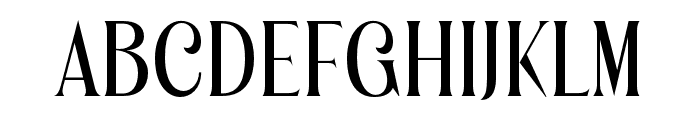 GaflerRegular Font UPPERCASE