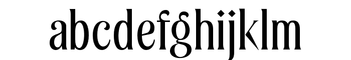 GaflerRegular Font LOWERCASE