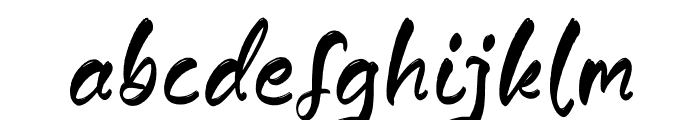 Gafstery Italic Font LOWERCASE