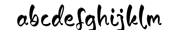 Gafstery Font LOWERCASE