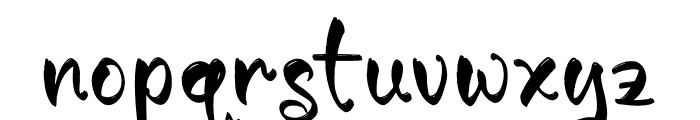 Gafstery Font LOWERCASE