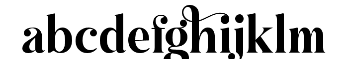 GaftaRegular Font LOWERCASE