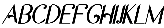 Gaftora Italic Font UPPERCASE