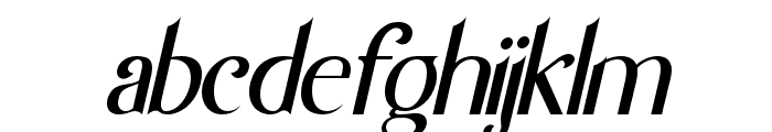 Gaftora Italic Font LOWERCASE