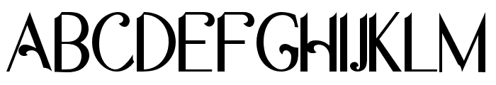 Gaftora Font UPPERCASE