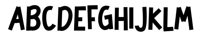 Gagax Font UPPERCASE