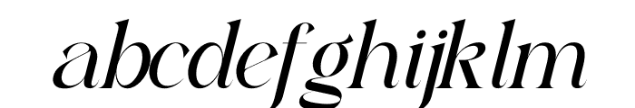 Gagkline Italic Font LOWERCASE