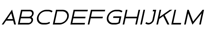 Gaharu Italic Font UPPERCASE