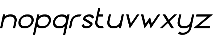Gaharu Italic Font LOWERCASE