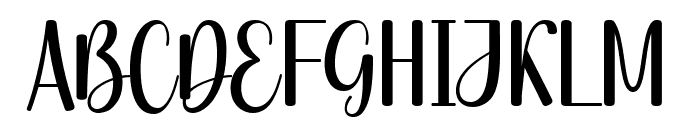 Gahista Font UPPERCASE