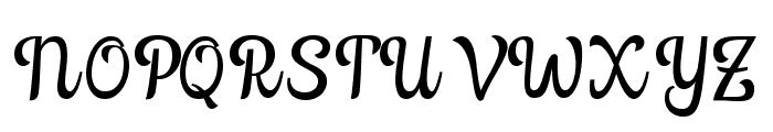 Gaikellos Script Regular Font UPPERCASE