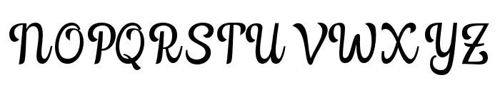 GaikellosScript-Regular Font UPPERCASE