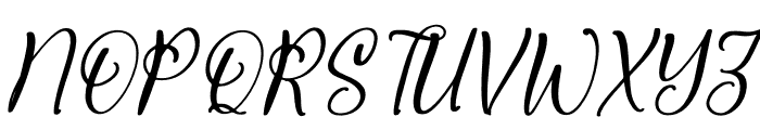 Gailesta Italic Font UPPERCASE