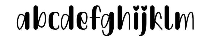 Gaily Font LOWERCASE