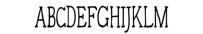 Gain And Reverb Condensed Font UPPERCASE