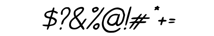 GainAndReverb-Oblique Font OTHER CHARS