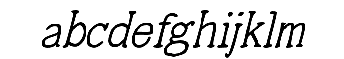 GainAndReverb-Oblique Font LOWERCASE
