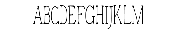 GainAndReverb-ThinCondensed Font UPPERCASE