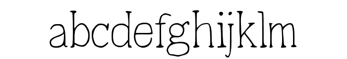 GainAndReverb-Thin Font LOWERCASE