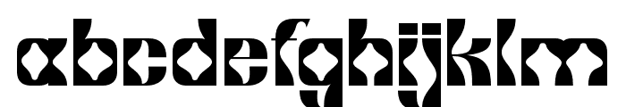 Gaincero-Regular Font LOWERCASE
