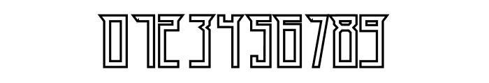 Gainstone Outline Font OTHER CHARS