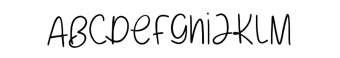 Gajadee Regular Font UPPERCASE