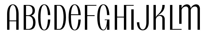 Gakyo Regular Font UPPERCASE