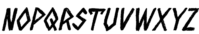 Galacthic Italic Font UPPERCASE