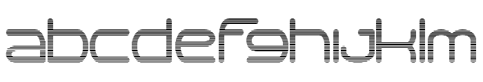 Galactic Monkey gradient Regular Font LOWERCASE