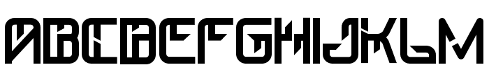 GalacticForce Regular Font UPPERCASE
