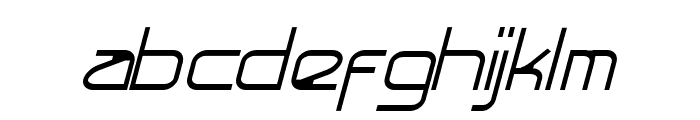 GalacticForce Thin Italic Font LOWERCASE