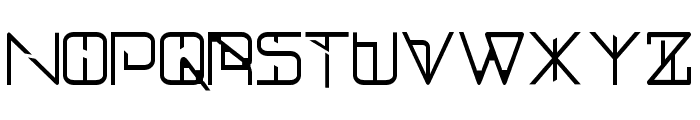 GalacticForce Thin Font UPPERCASE