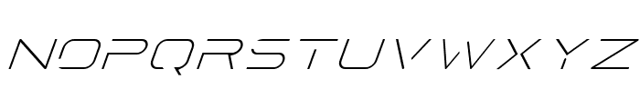 Galactus Thin Italic Font UPPERCASE