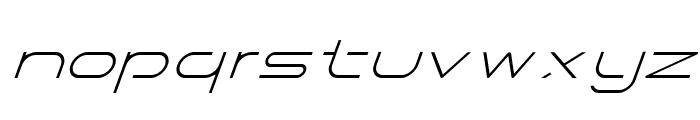 Galactus Thin Italic Font LOWERCASE