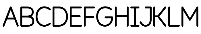 Galadros Font LOWERCASE