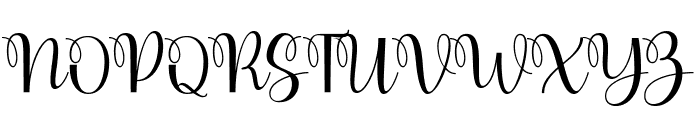 Galathia Font UPPERCASE