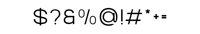 Galdern-ExtraLight Font OTHER CHARS