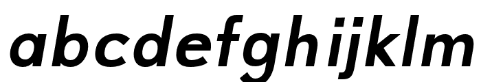 Gale extra-bold-italic Font LOWERCASE