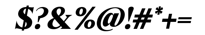 Galens Black Italic Font OTHER CHARS